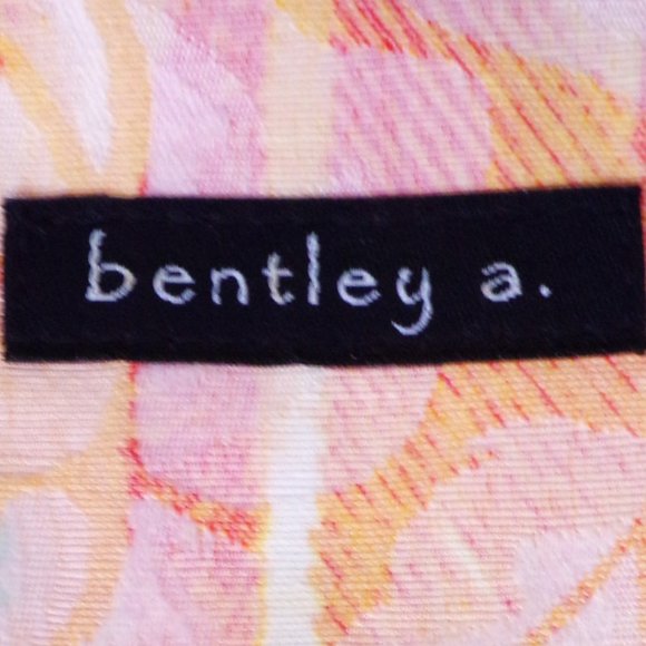 BENTLEY A. size 4 2-piece suit jacket/skirt multicolor floral cotton blend - Picture 12 of 13